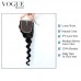 Brazilian Virgin Hair Loose Wave 4x4 Lace Closure With Baby Hair,Bleached Knots